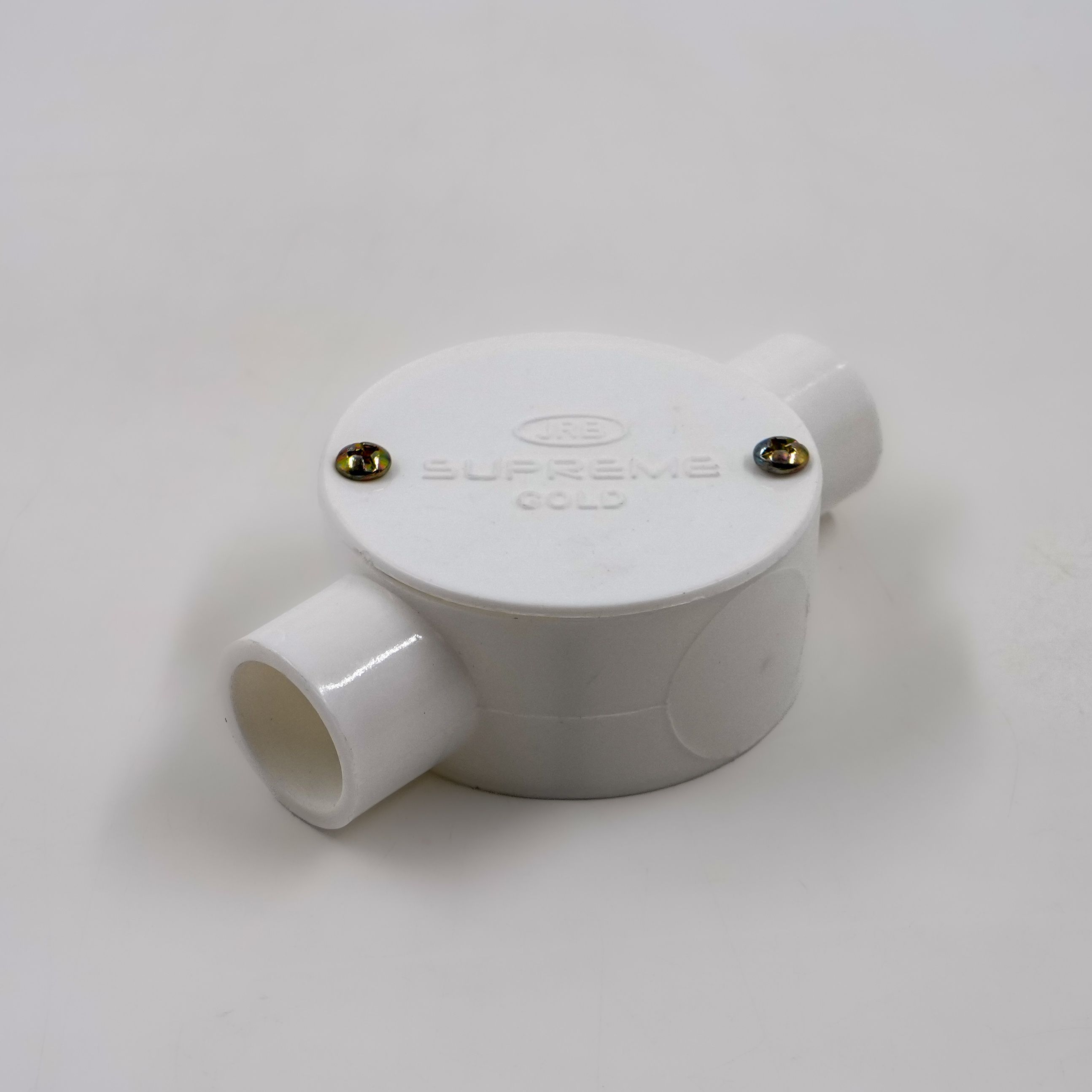 JRB Suppreme - 20Mm Conduit Junction Box 2 Way (White)